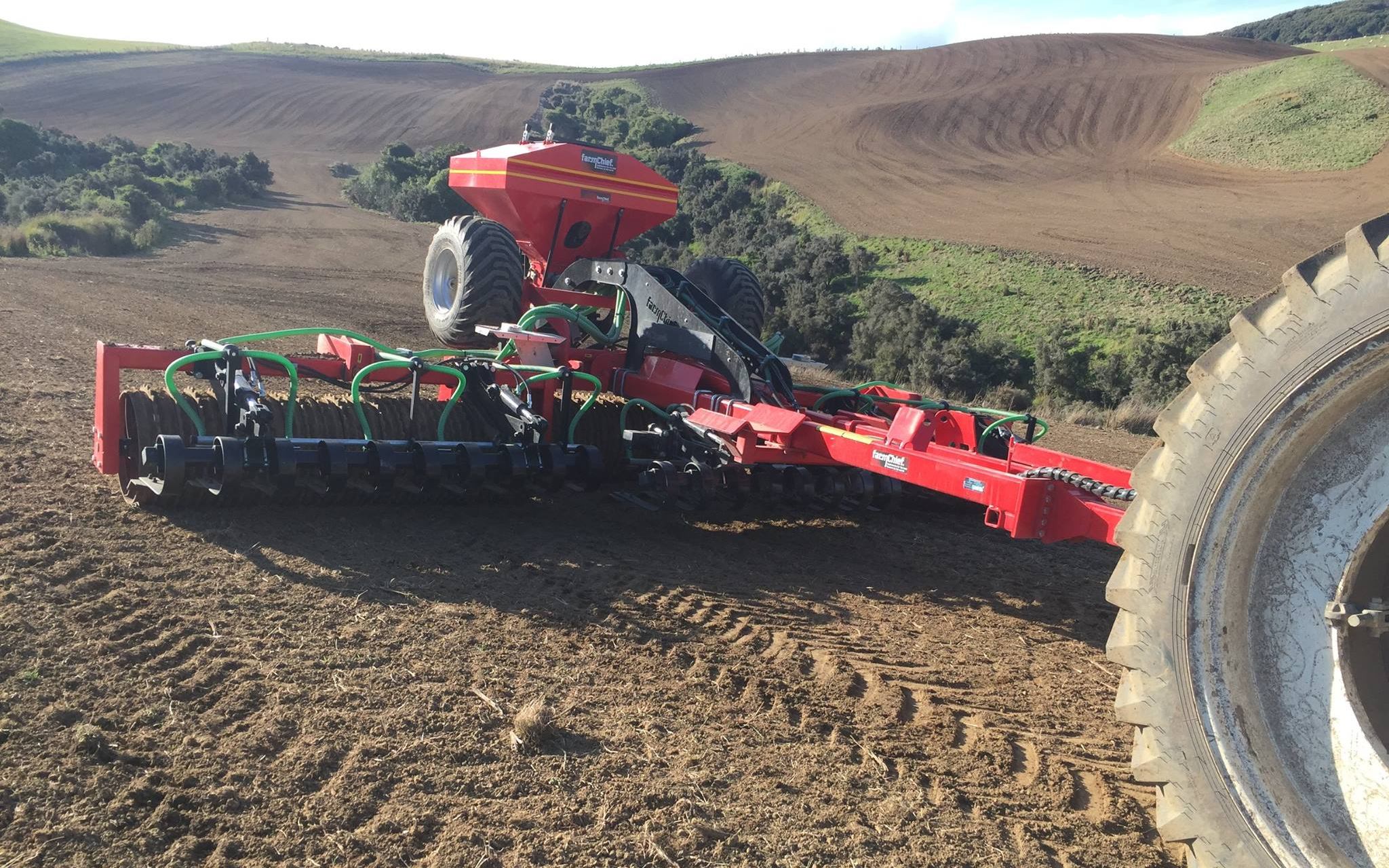 Johnstone contracting ltd with Drill at Tokanui