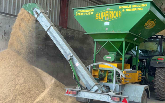 J tomlinson mobile milling and crimping with Mobile mill and mix at Garstang