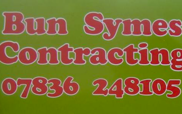 Bun symes contracting limited with Slurry spreader/injector at United Kingdom