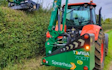 Fenfarm partnership with Hedge cutter at Dorrington