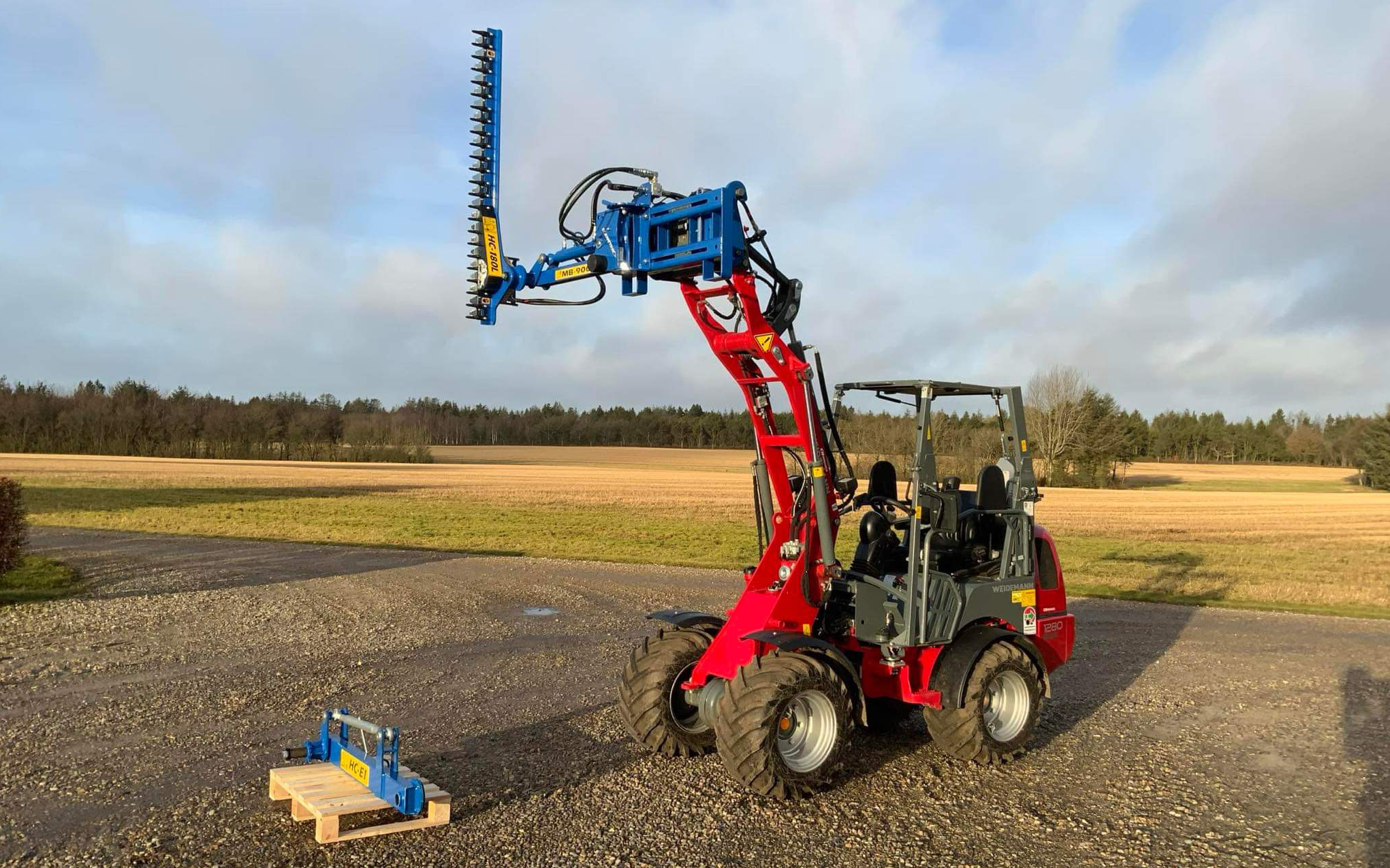 Kø agro  med Hegnsklipper ved Ølgod