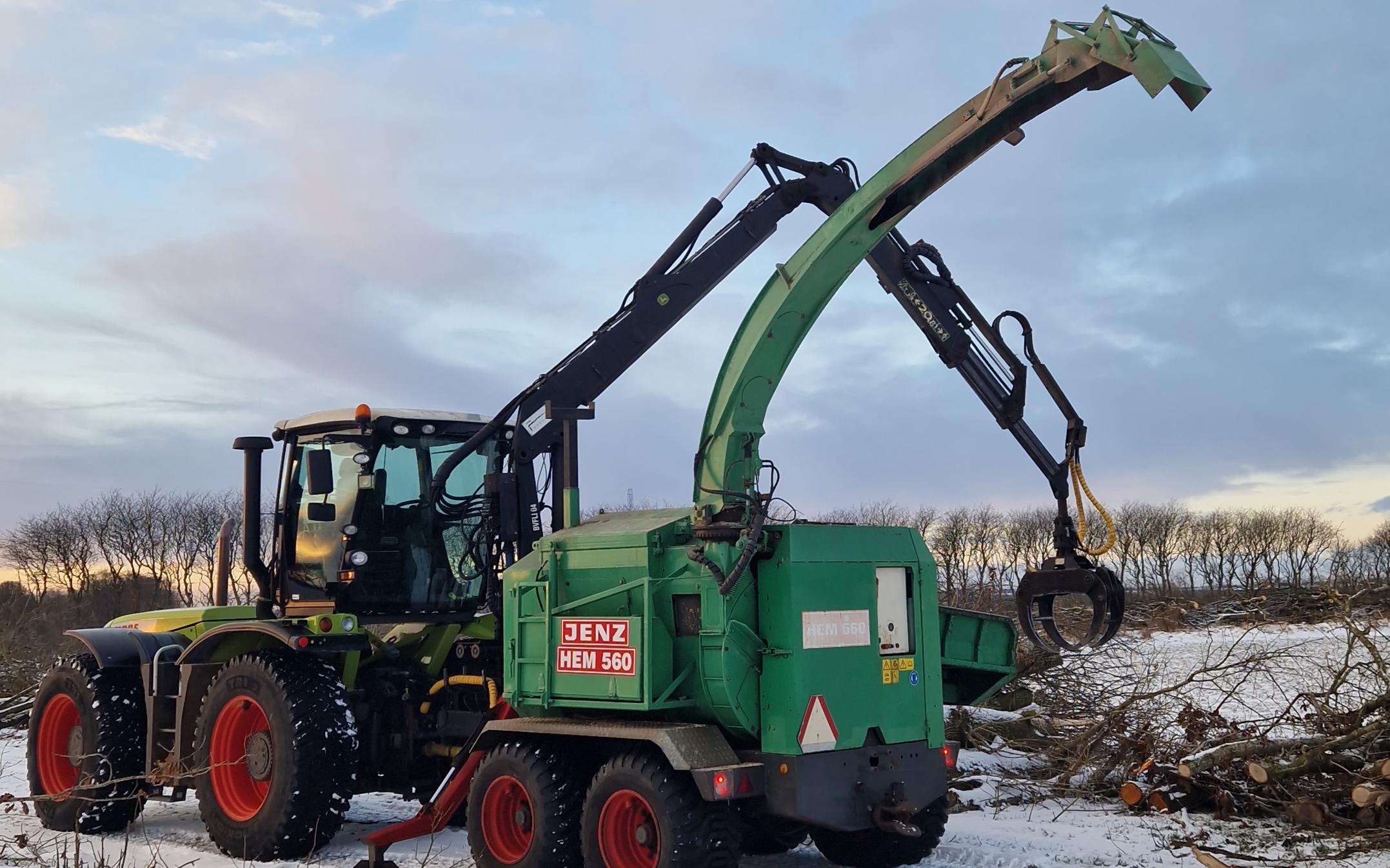 Vestergaard skovservice  med Flishugger ved Farsø