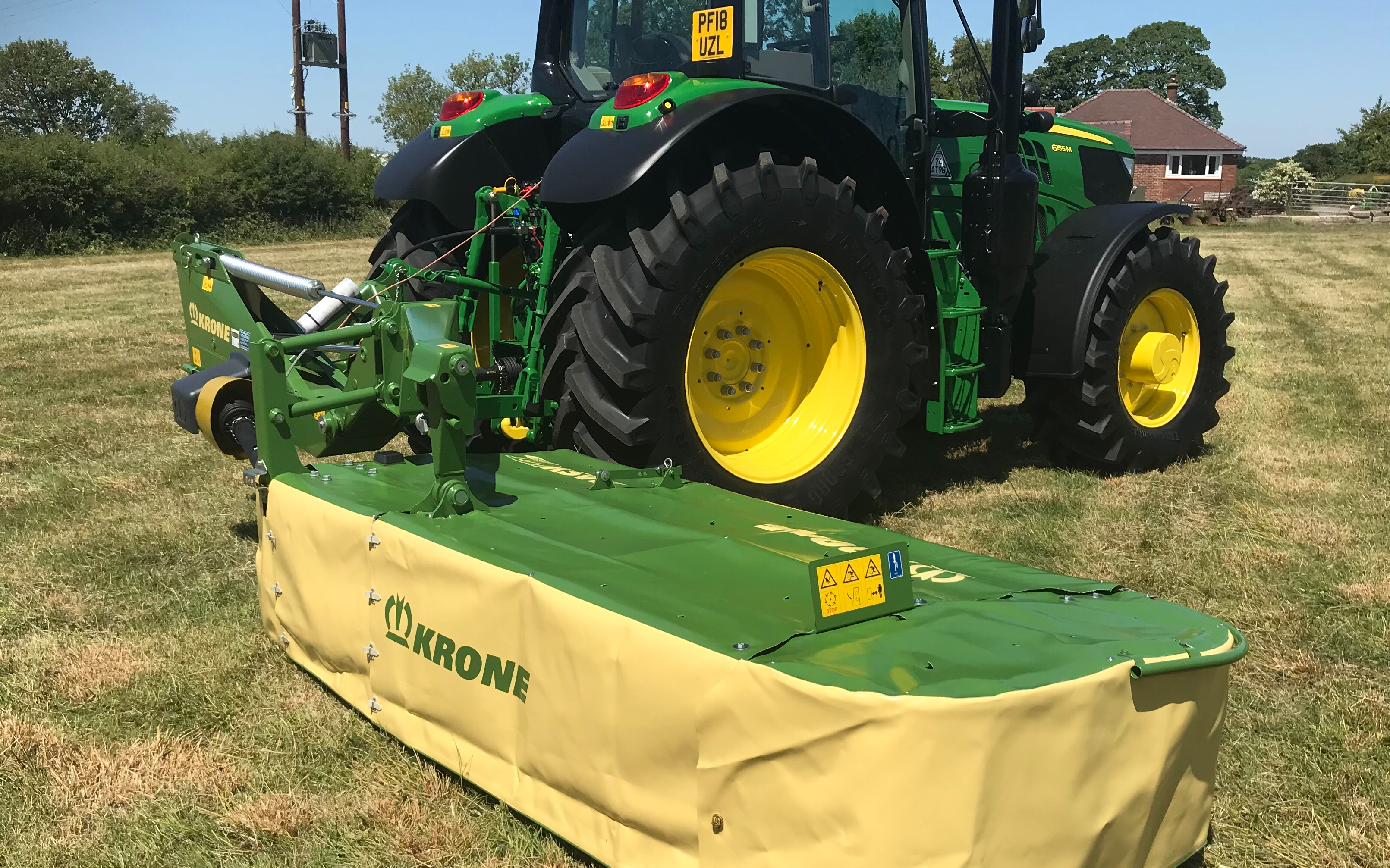 Edwards agricultural services  with Rake at Chorley