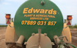Edwards agricultural services  with Vaccum tank at Bamber Bridge