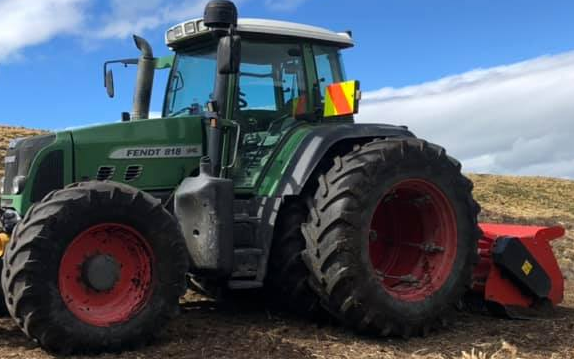 C j phillips contracting with Mulcher at Thornbury