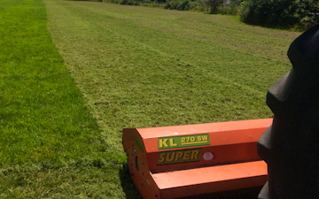 Greencrop forage & contracting with Verge/flail Mower at Russet Way