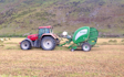 Chamberlain agriculture ltd with Round baler at Sheffield