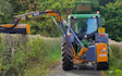 Broad leaf ground maintenance  with Hedge cutter at United Kingdom