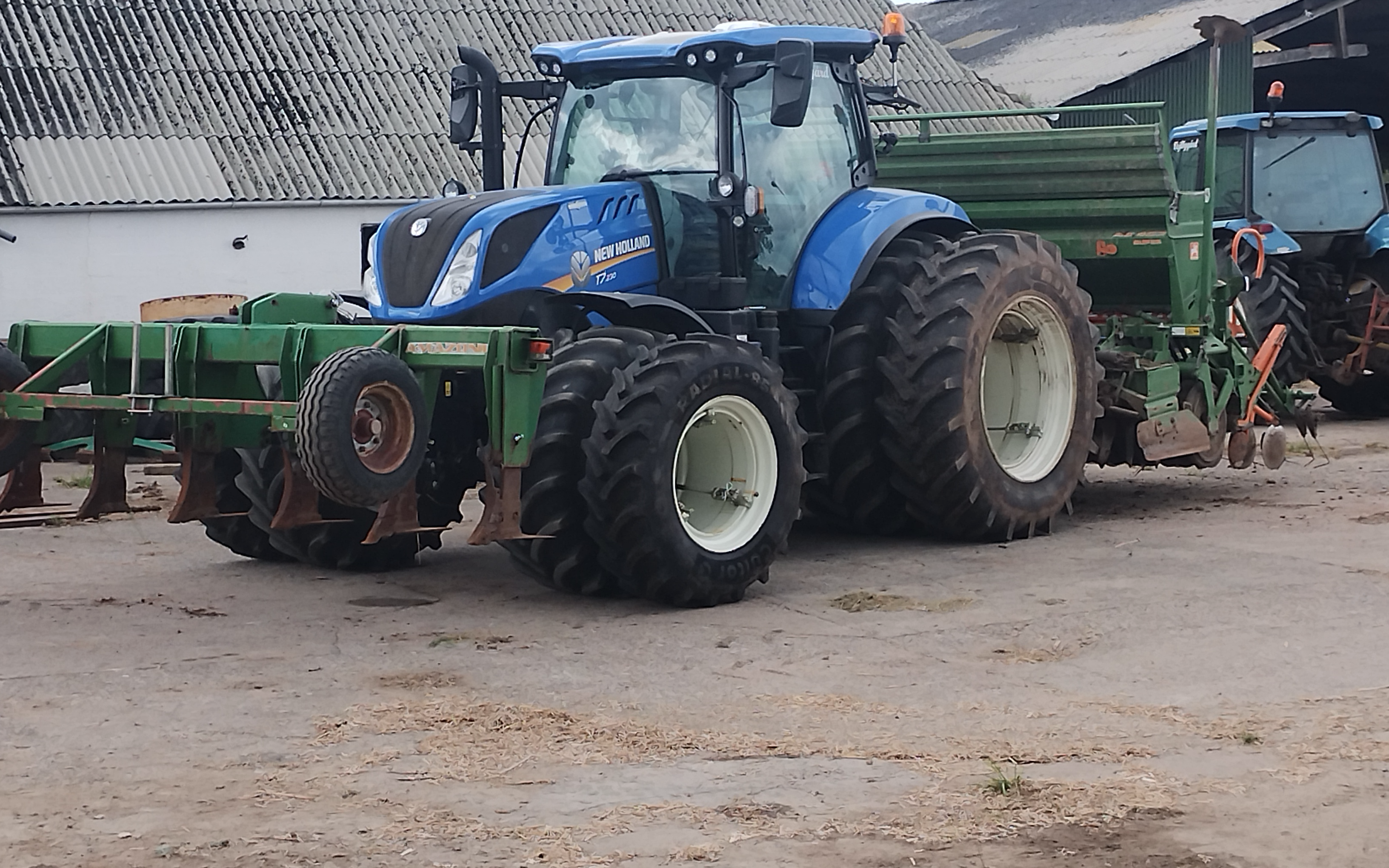 Vejlbygård med Såmaskine ved Fredericia