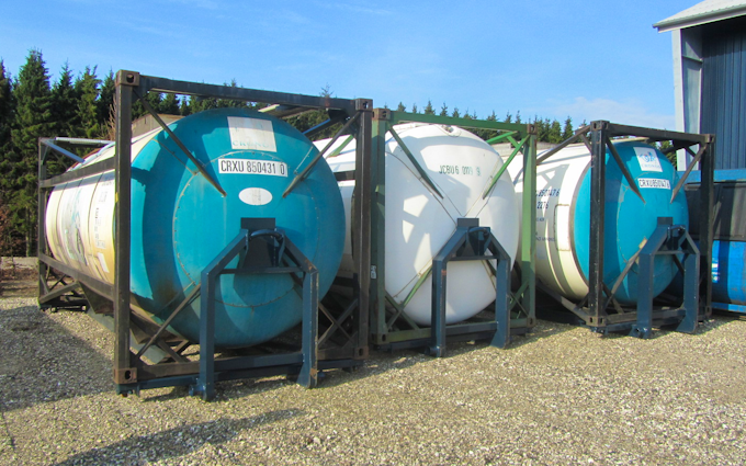 Lemvig biogas med Container ved Lemvig