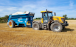 Jlr farm services with Lime spreader at Misterton