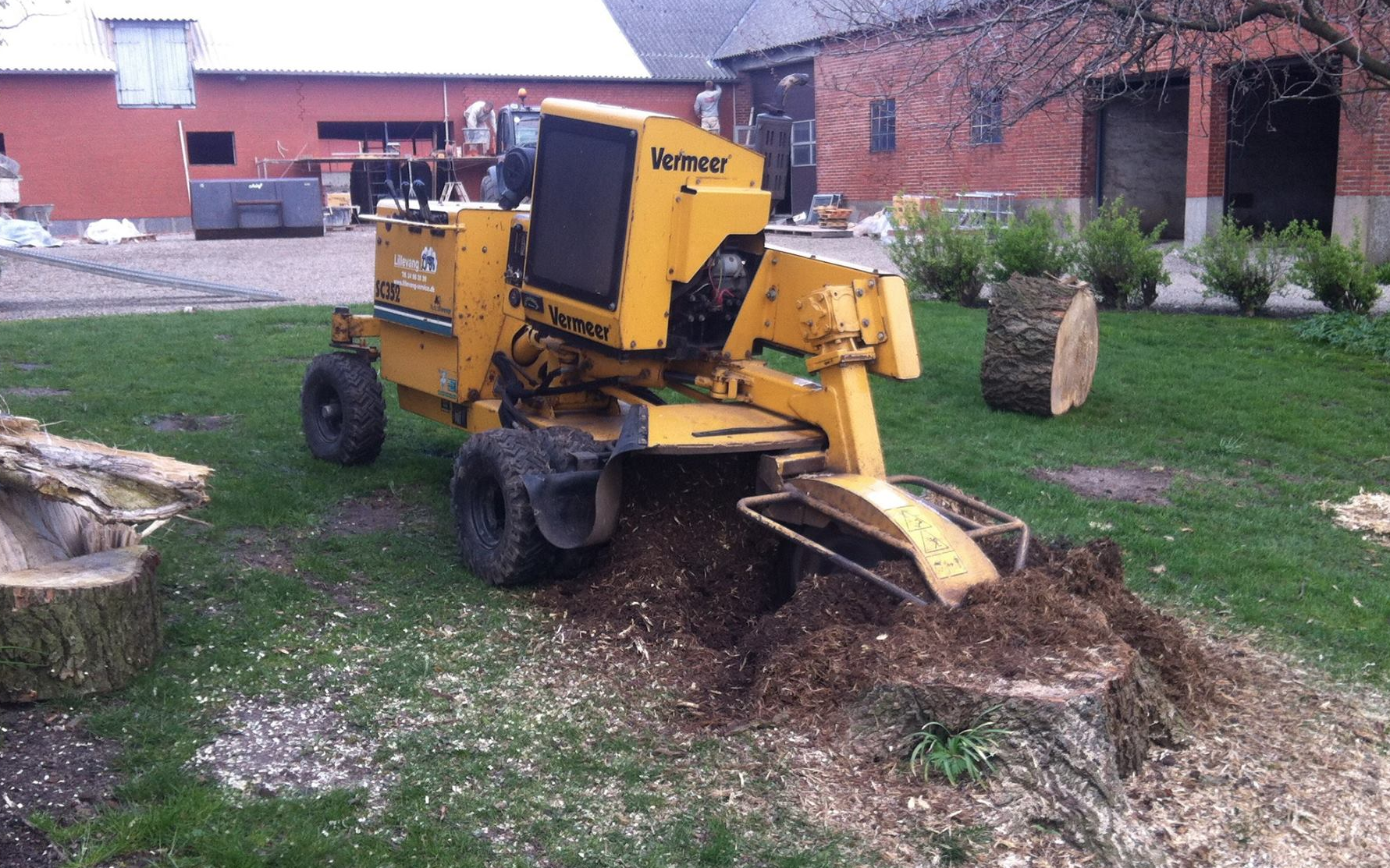 Lillevang med Rodfræser/Stubfræser ved Vejle