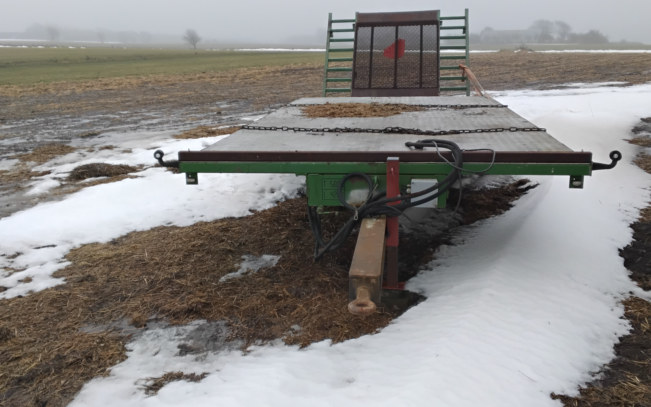 Michael andersen med Blokvogn ved Nørager