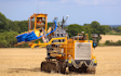 William morfoot ltd with Drainage Trencher at Shipdham