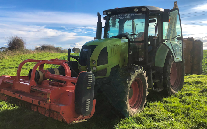 Lawrence earls tractor driver hire with Tractor 100-200 hp at Cornforth