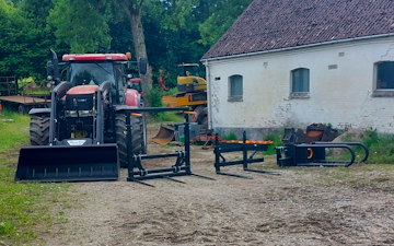 Pr.entreprenøren med Traktor 101-200 hk ved Broby