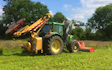 Bennett's contracting with Verge/flail Mower at United Kingdom