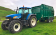 W. f. james & son ltd with Silage/grain trailer at Port Talbot