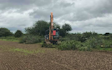 Aeh services with Hedge cutter at Cholsey