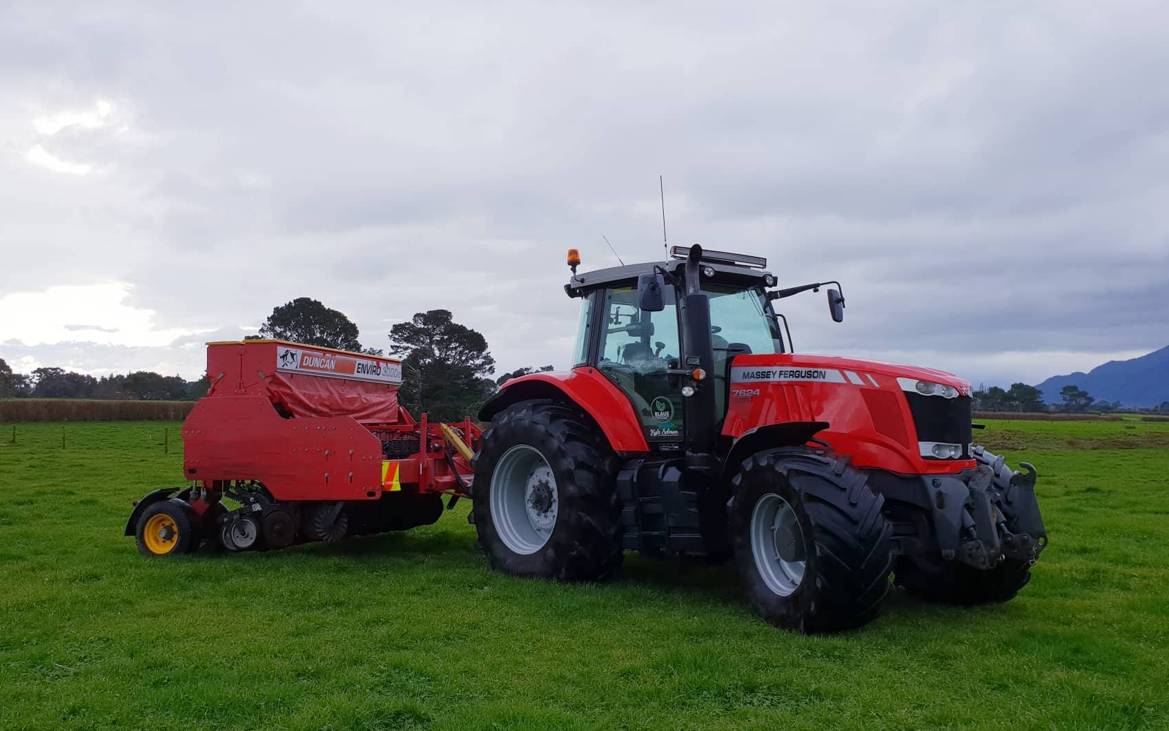 Klaus ag with Drill at Okauia