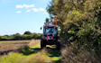 Prs agrimech with Hedge cutter at Worlingham
