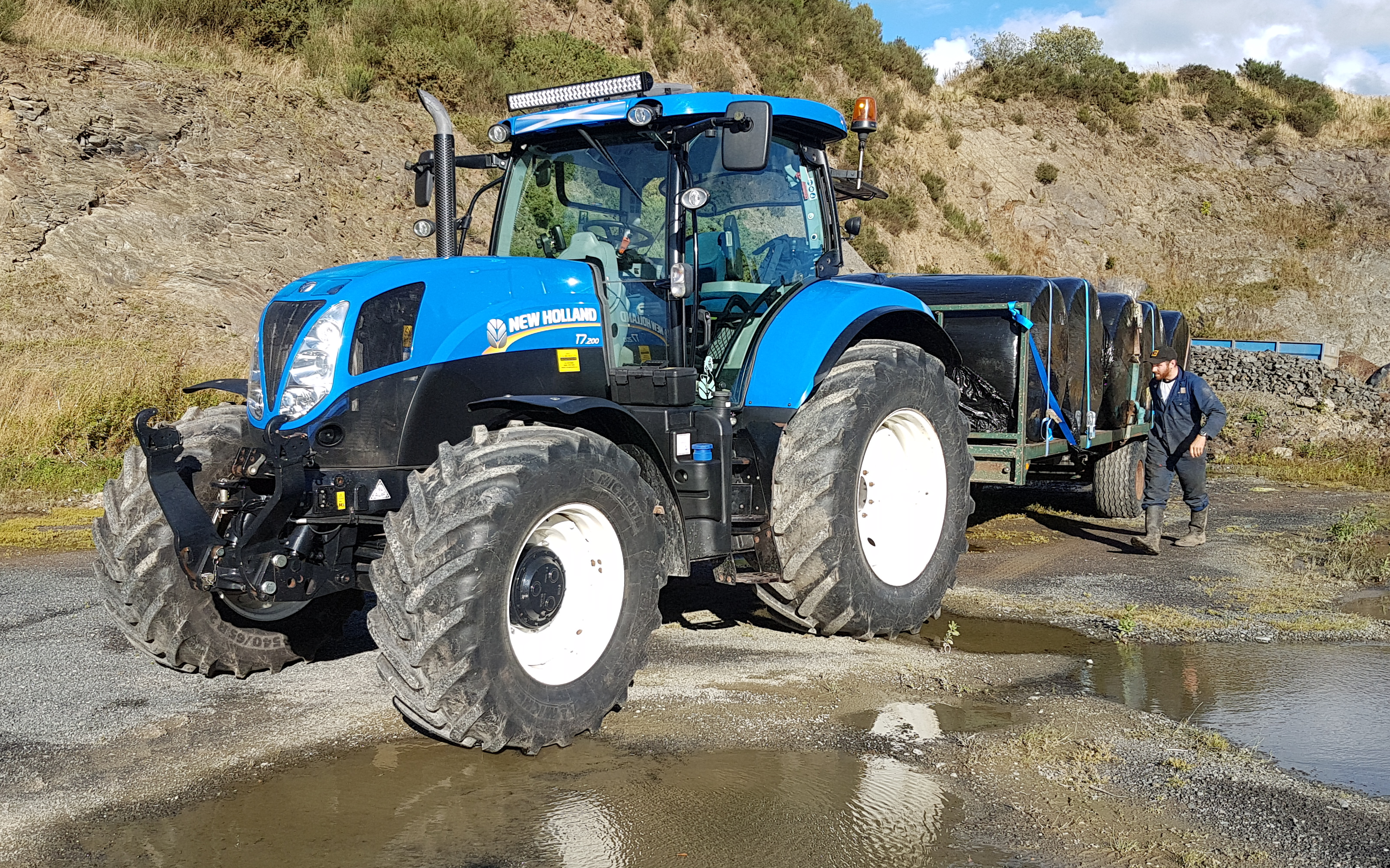 Ewen j fraser with Tractor 201-300 hp at United Kingdom
