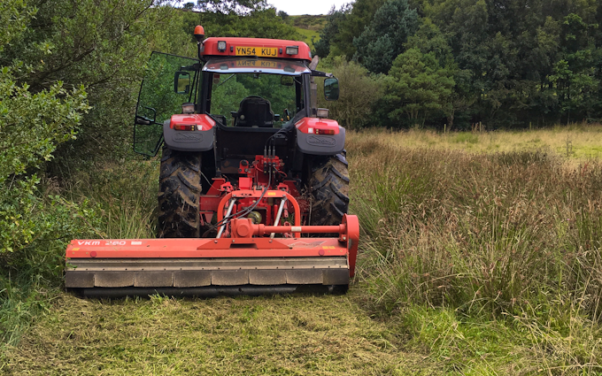 Anthony agricultural  with Verge/flail Mower at Hazel Grove