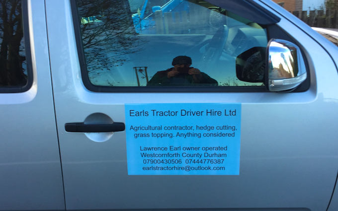 Lawrence earls tractor driver hire with Tractor 100-200 hp at Cornforth