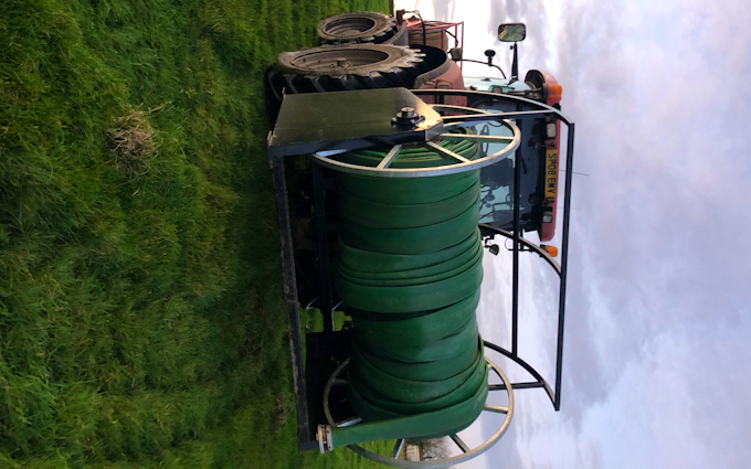 Sam oliver agricultural services  with Slurry pump at Luxulyan
