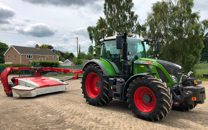 D.j. o’neill agri contracts with Mower at Gwernaffield