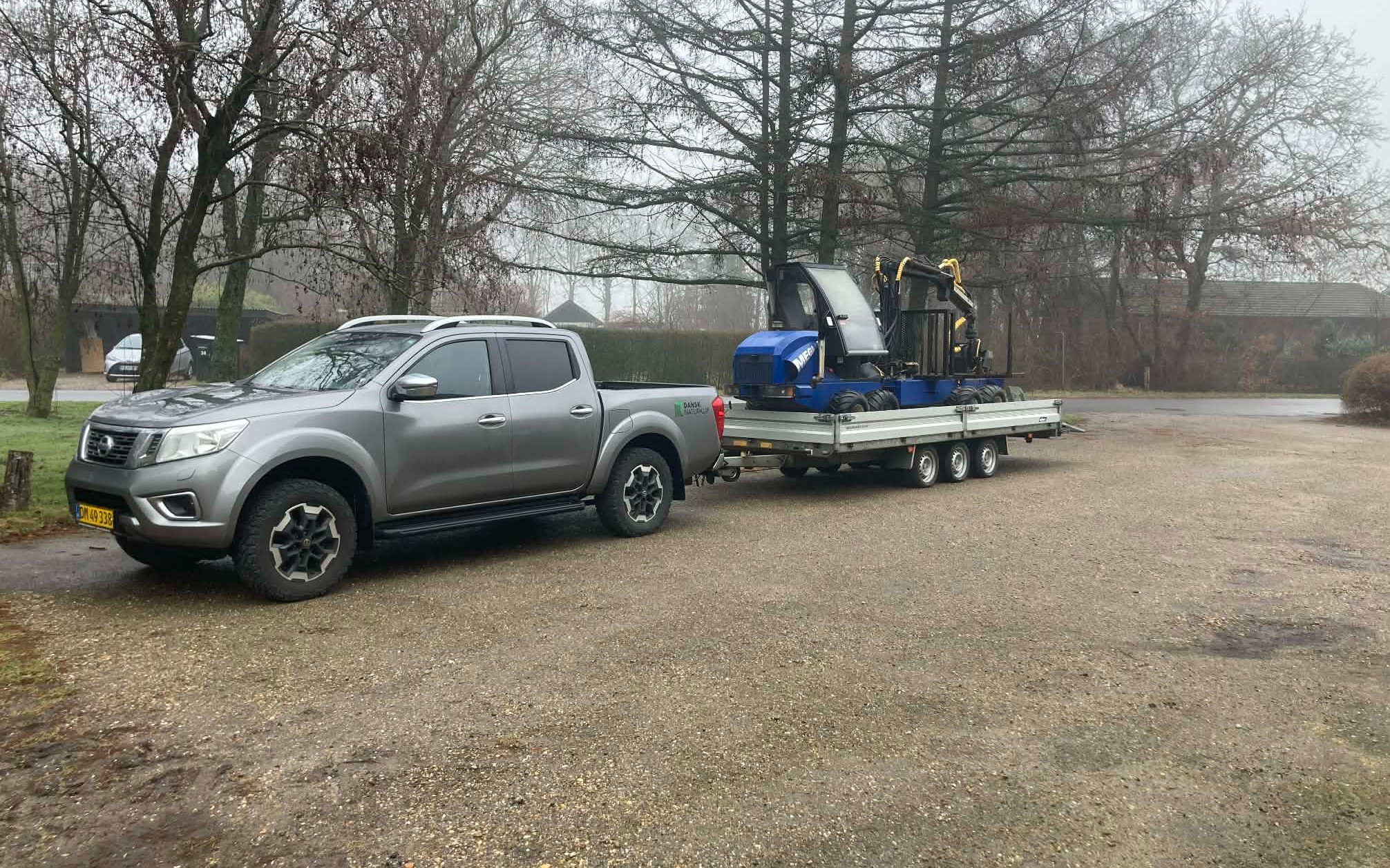Dansk naturklip med Skovning/beskæring ved Rødding