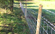 M j brandrick fencing  with Fencing at Abbots Bromley