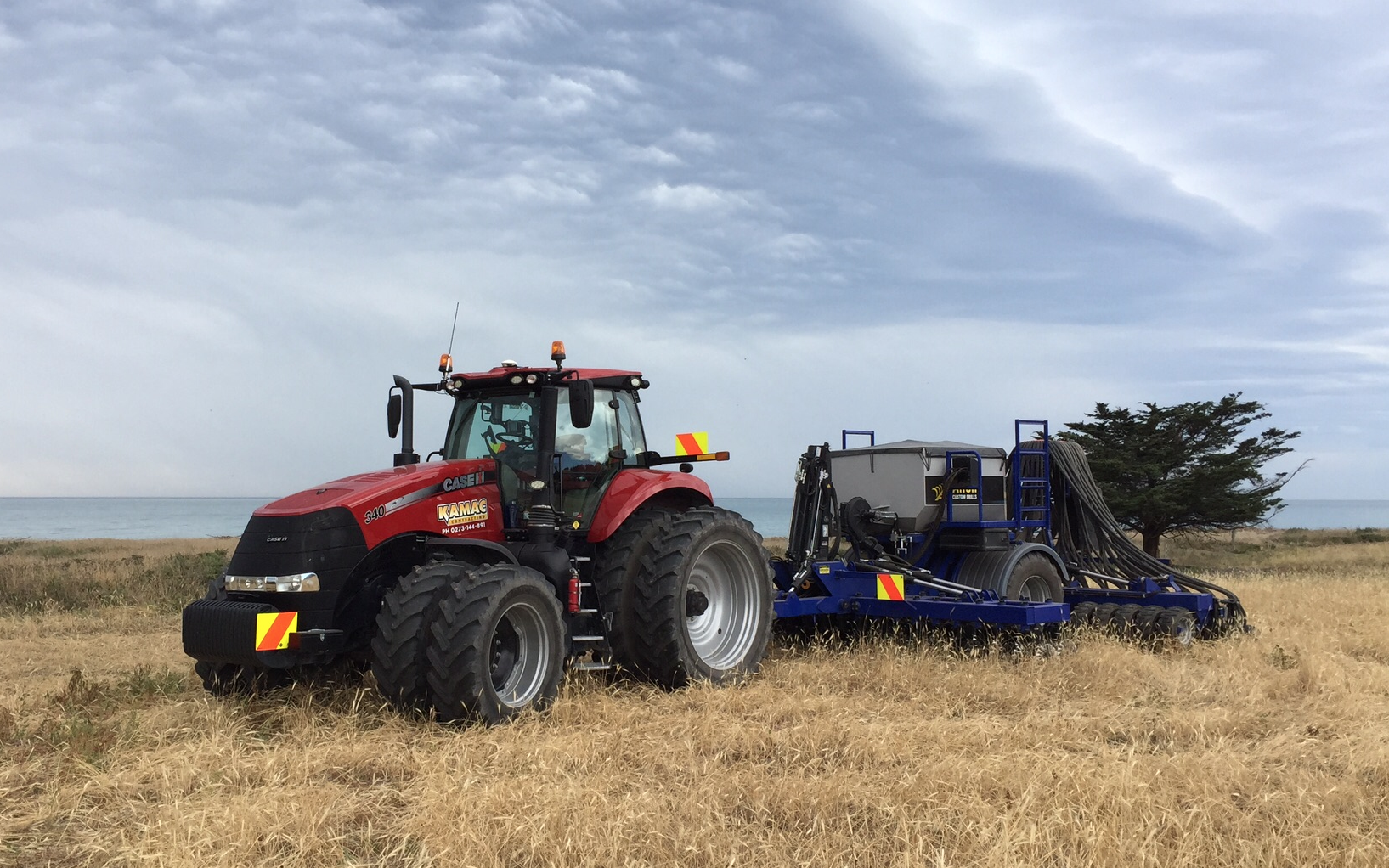 Kamac contracting with Precision drill at Ashburton