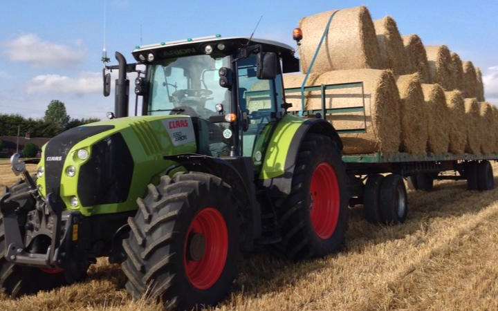 A. farrell contracting with Flat trailer at Hellington