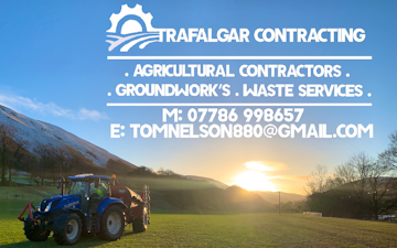 Trafalgar contracting & hire with Tractor 100-200 hp at Ackenthwaite