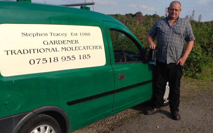 Stephen tracey with Pest control at Frodsham