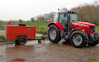 Jds agricultural contracting with Slurry spreader/injector at United Kingdom