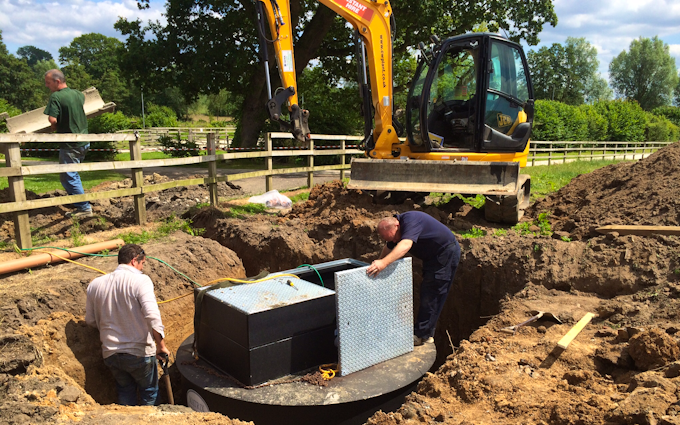 Sas land services  with Excavator at United Kingdom