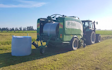 Searle contracting ltd  with Baler wrapper combination at Hororata