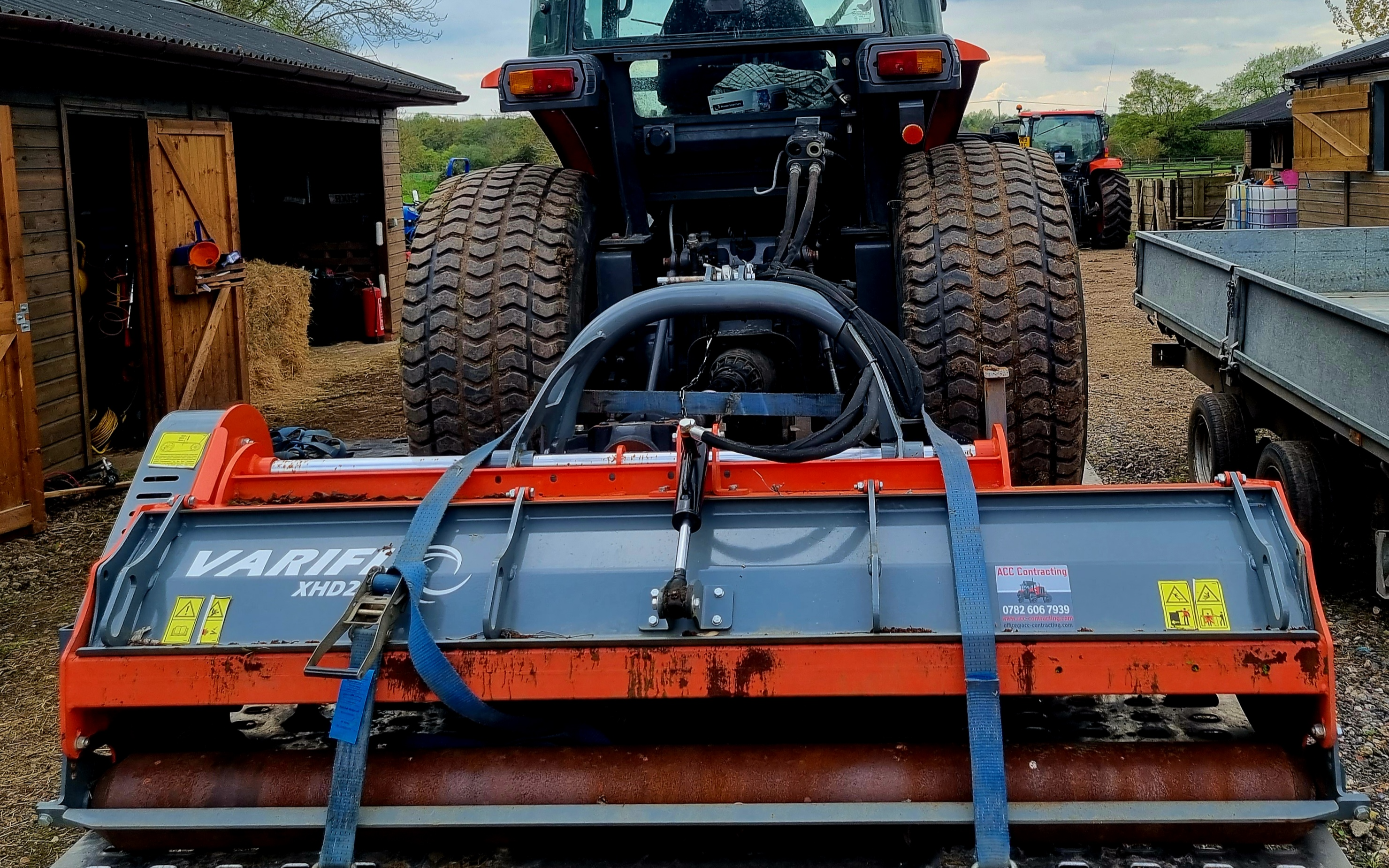 Cerberus land with Verge/flail Mower at Bramley