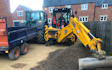Haydn wesley & son ltd with Backhoe at Millthorpe Drove