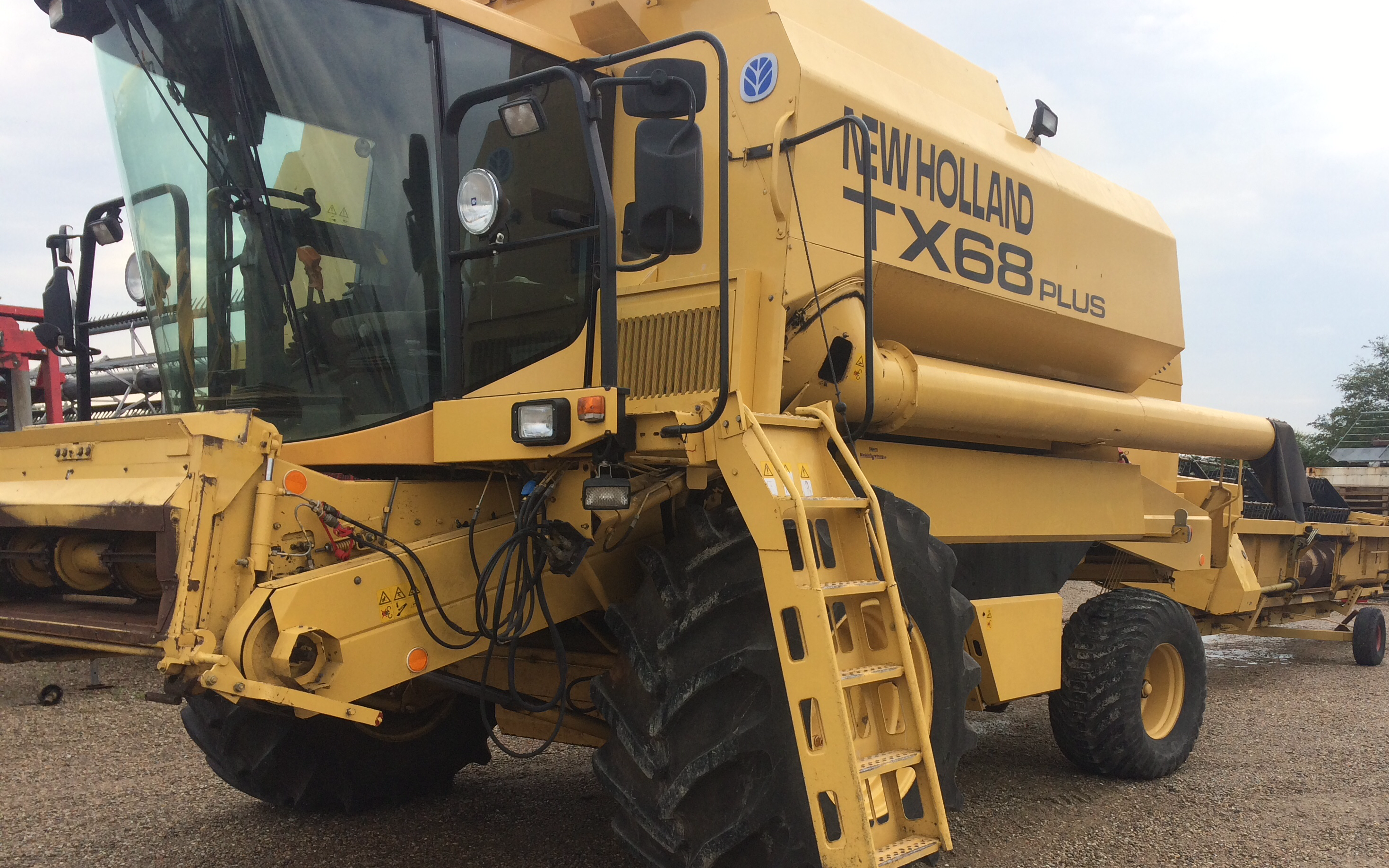 Jenschr dyrholm med Mejetærskning ved Skjern