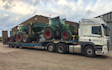 Jhf contracting with Low loader at United Kingdom