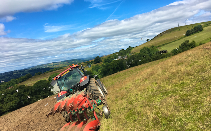 D popham contracting  with Plough at Hensol