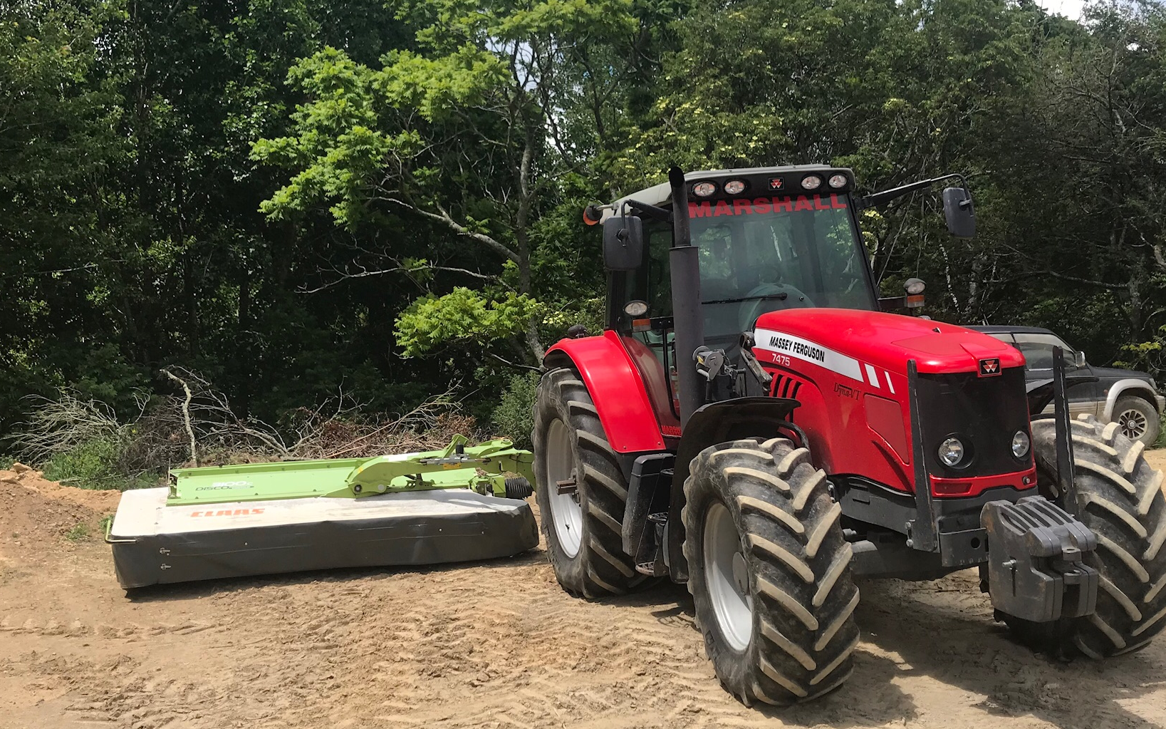 S marshall contracting limited  with Mower at Ratapiko