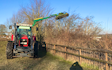 J.p services  with Hedge cutter at Groby Road