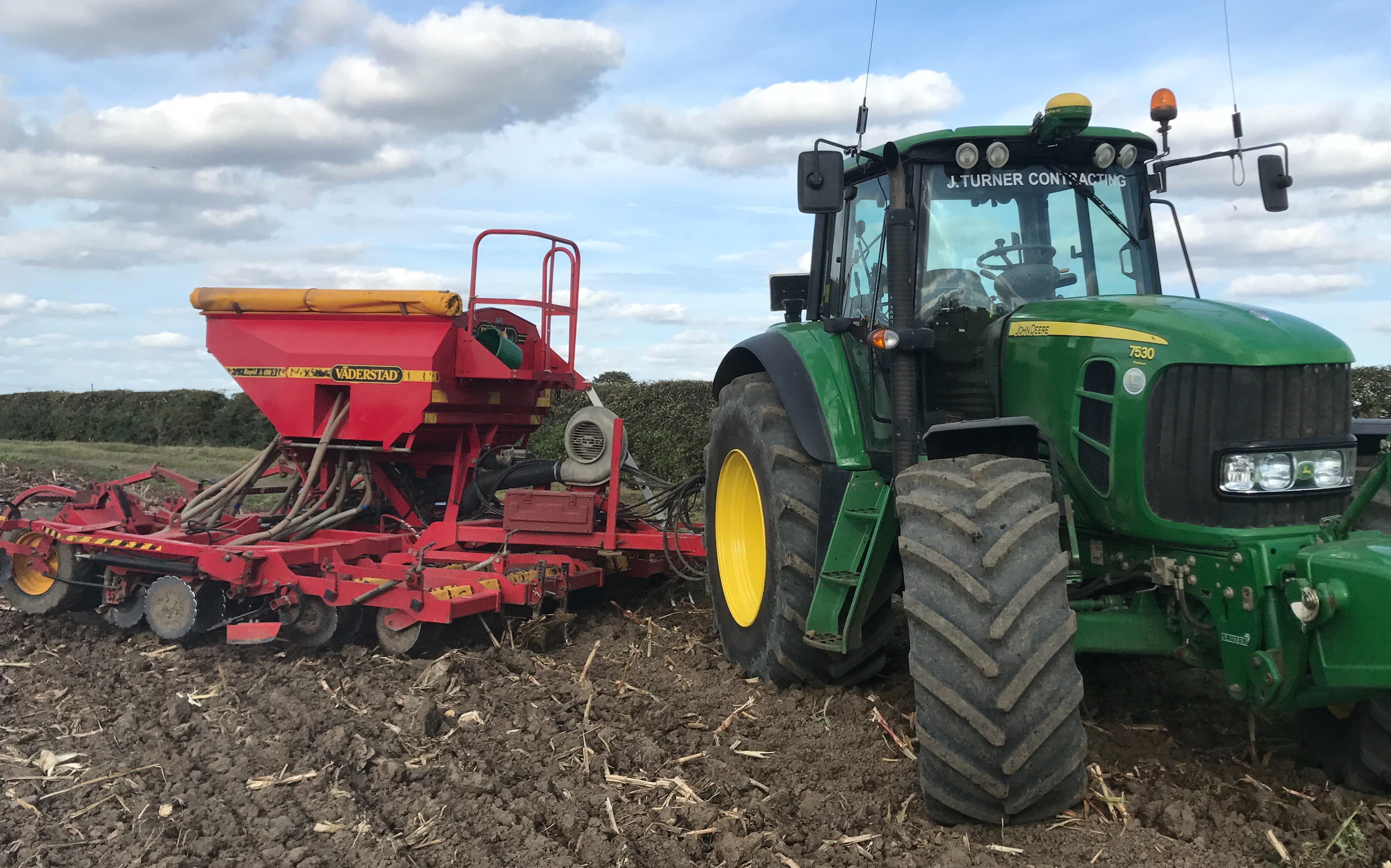 J turner contracting with Drill at Coningsby