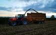 Sw machinery hire ltd with Silage/grain trailer at Lacock, Chippenham