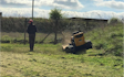 Pg groundcare ltd with Verge/flail Mower at Hollybank