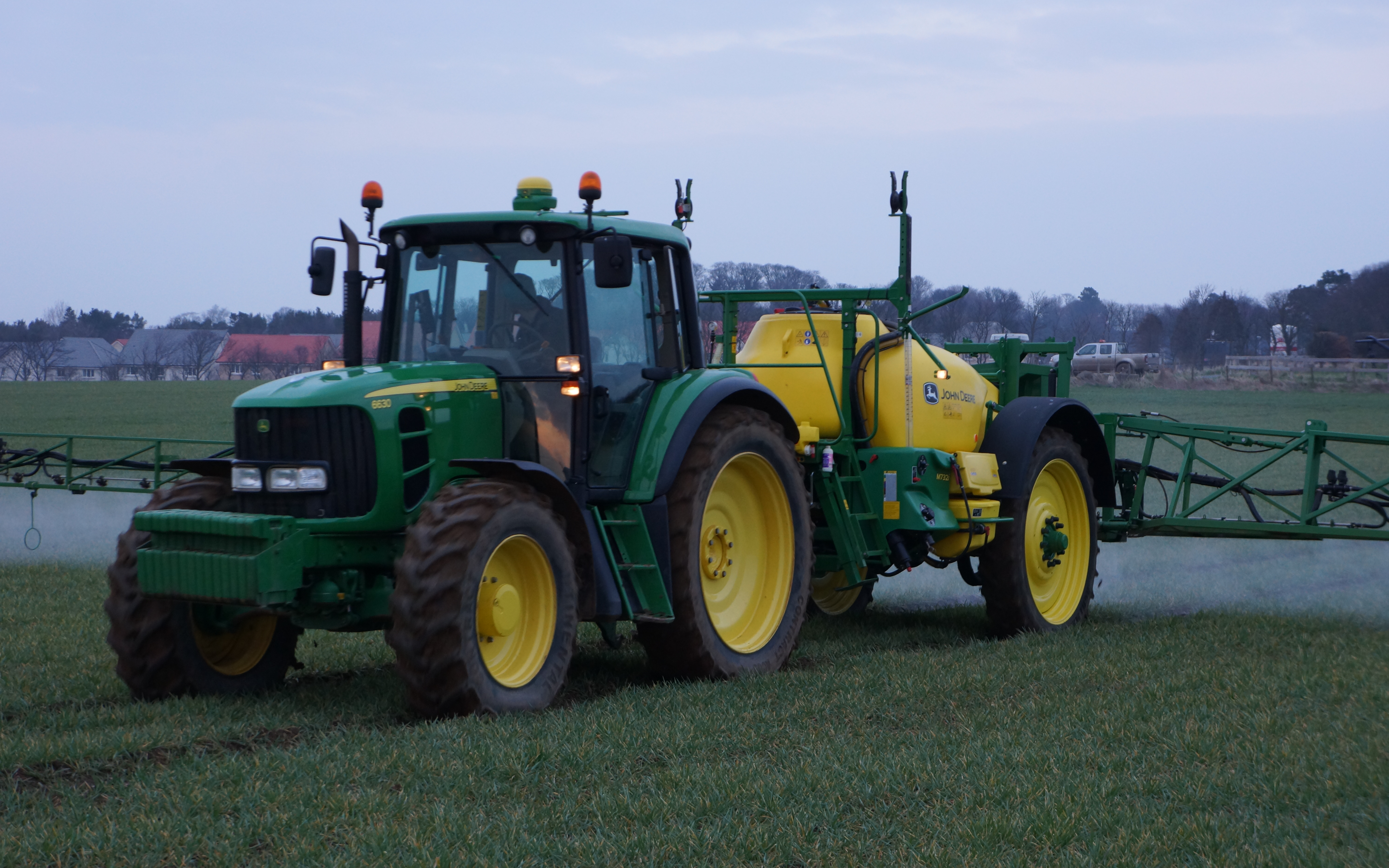 Robert carswell and sons with Trailed sprayer at United Kingdom